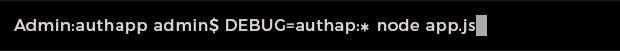 app server using node