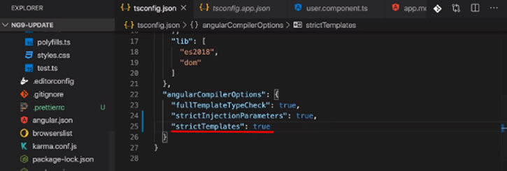 strictTemplates